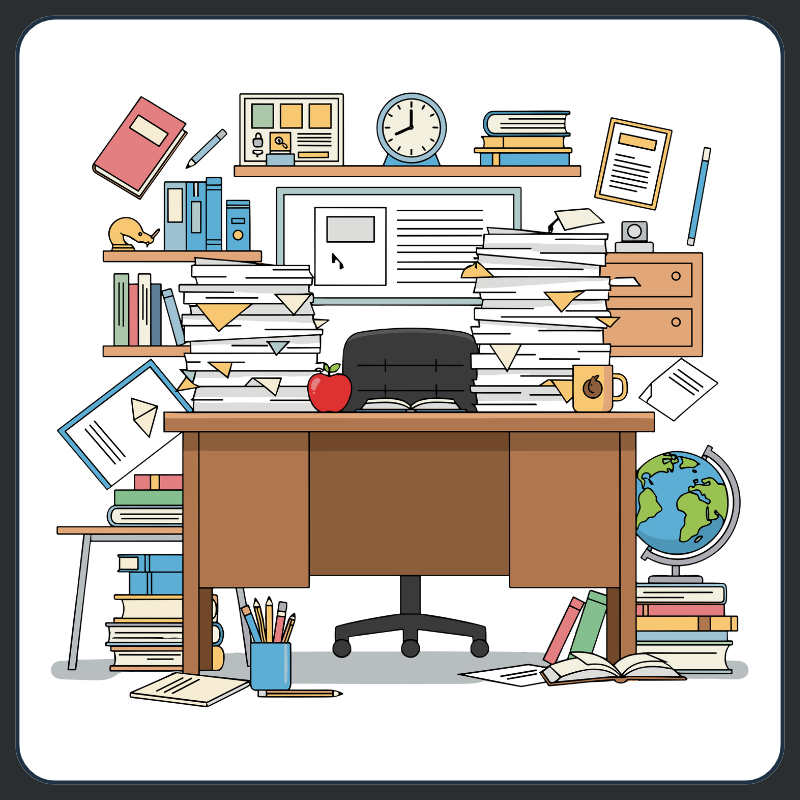 Messy Desk