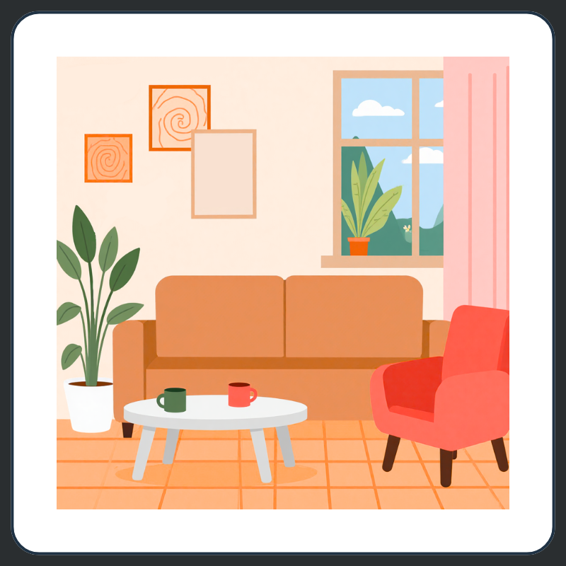 Tidy Living Room